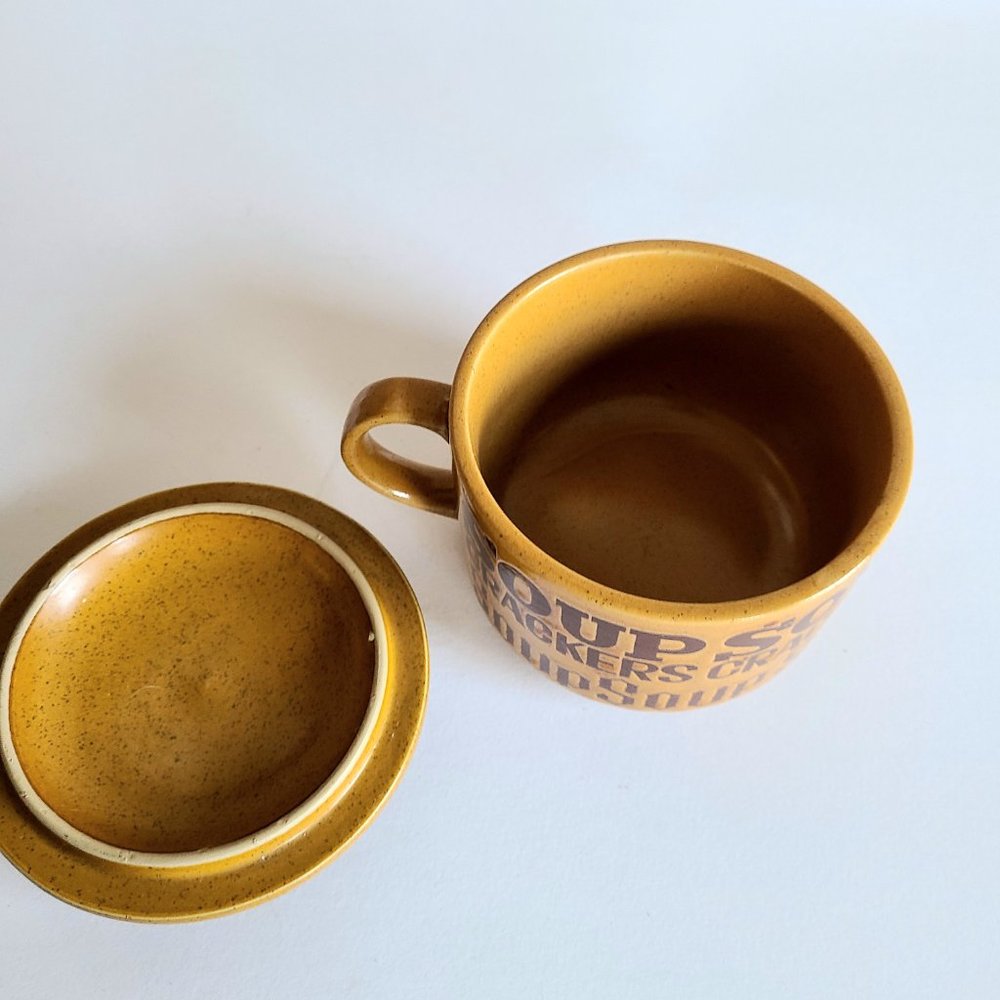 Vintage soup bowl with lid Japan. - Picture 4 of 5